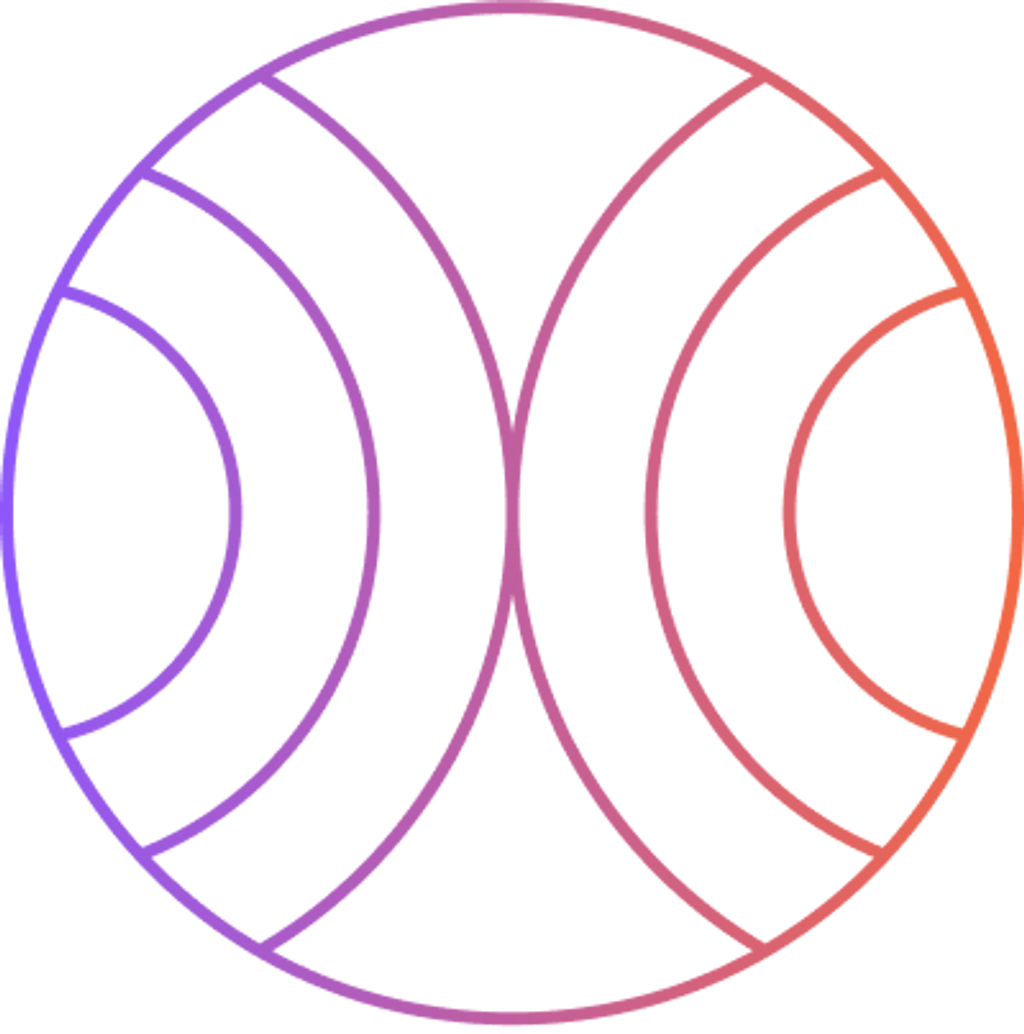 Circle with multiple inner semi-circles 