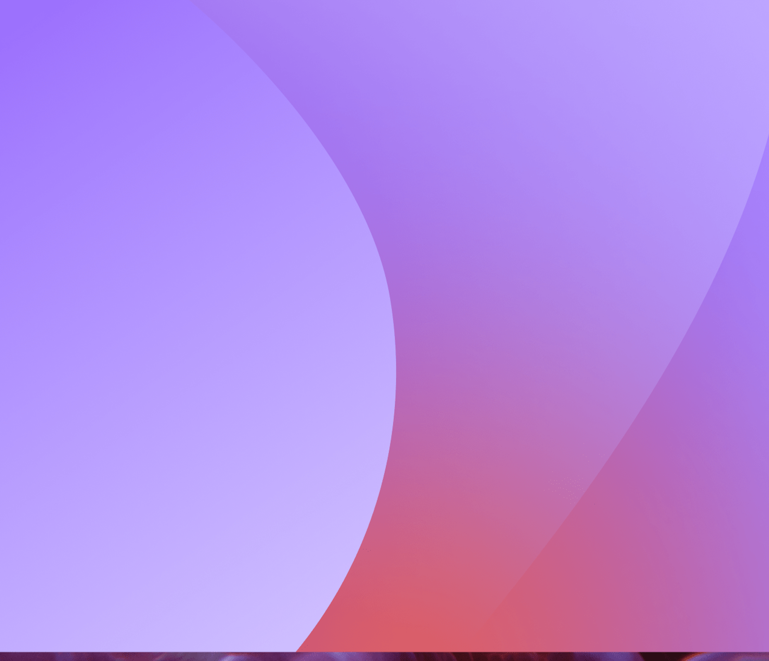 Abstract background with curved purple shapes