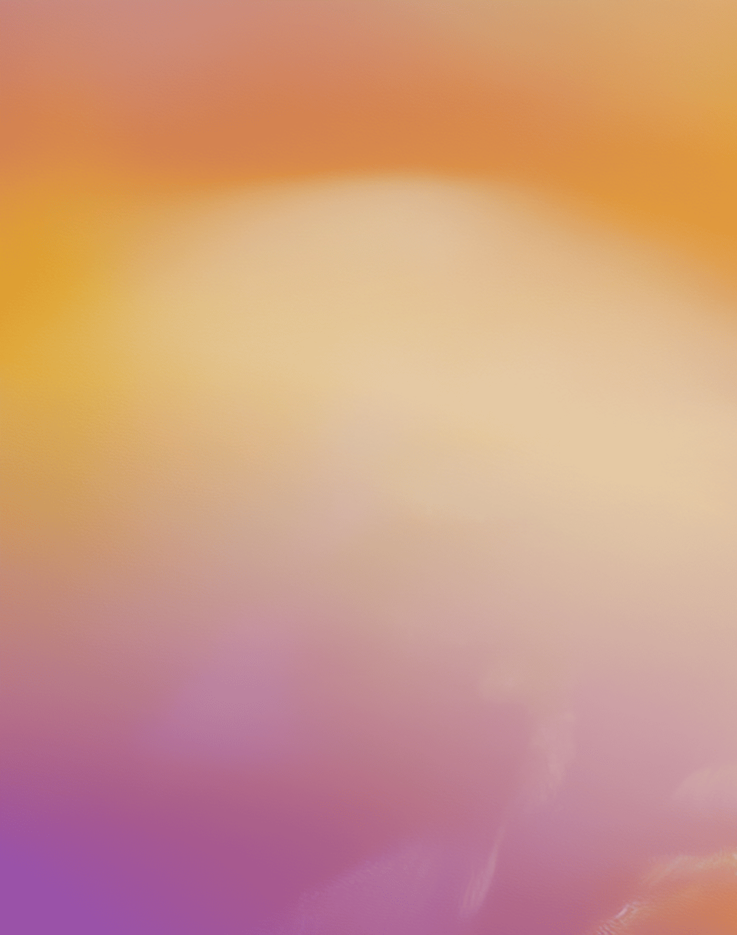 Purple and orange gradient shapes