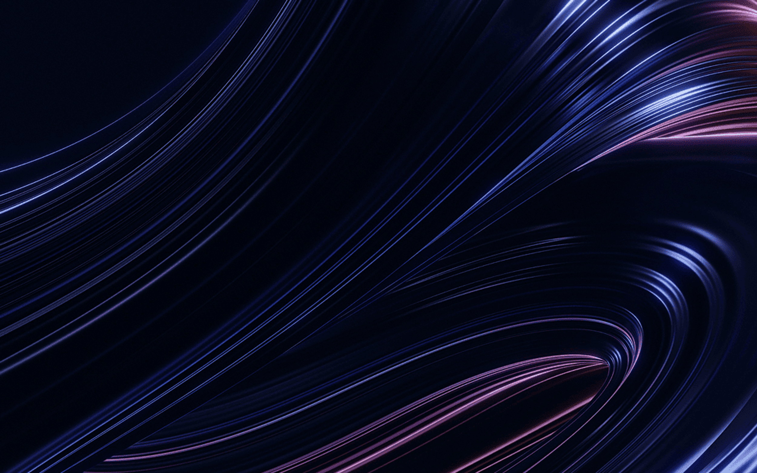 Dark purple curved shapes