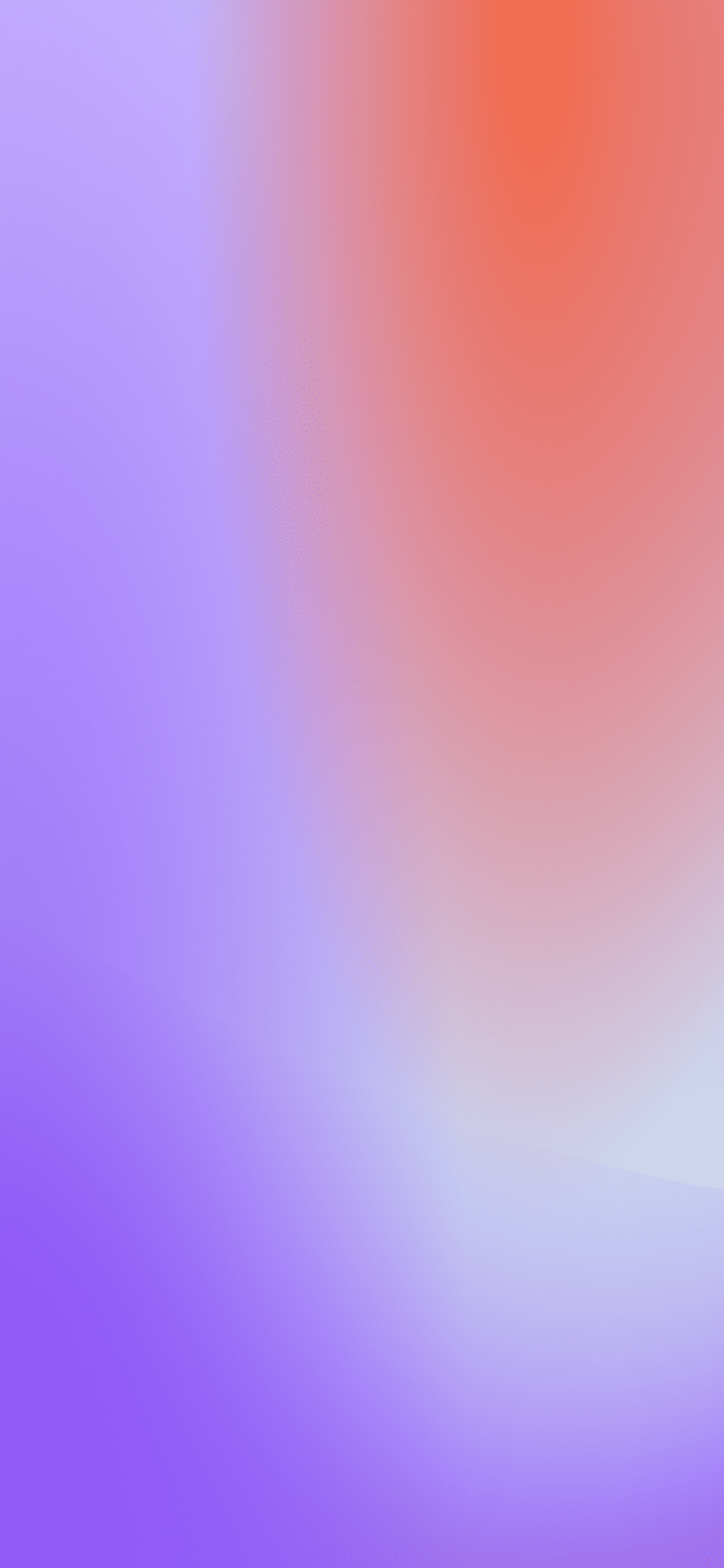 Purple, white and orange gradient shapes