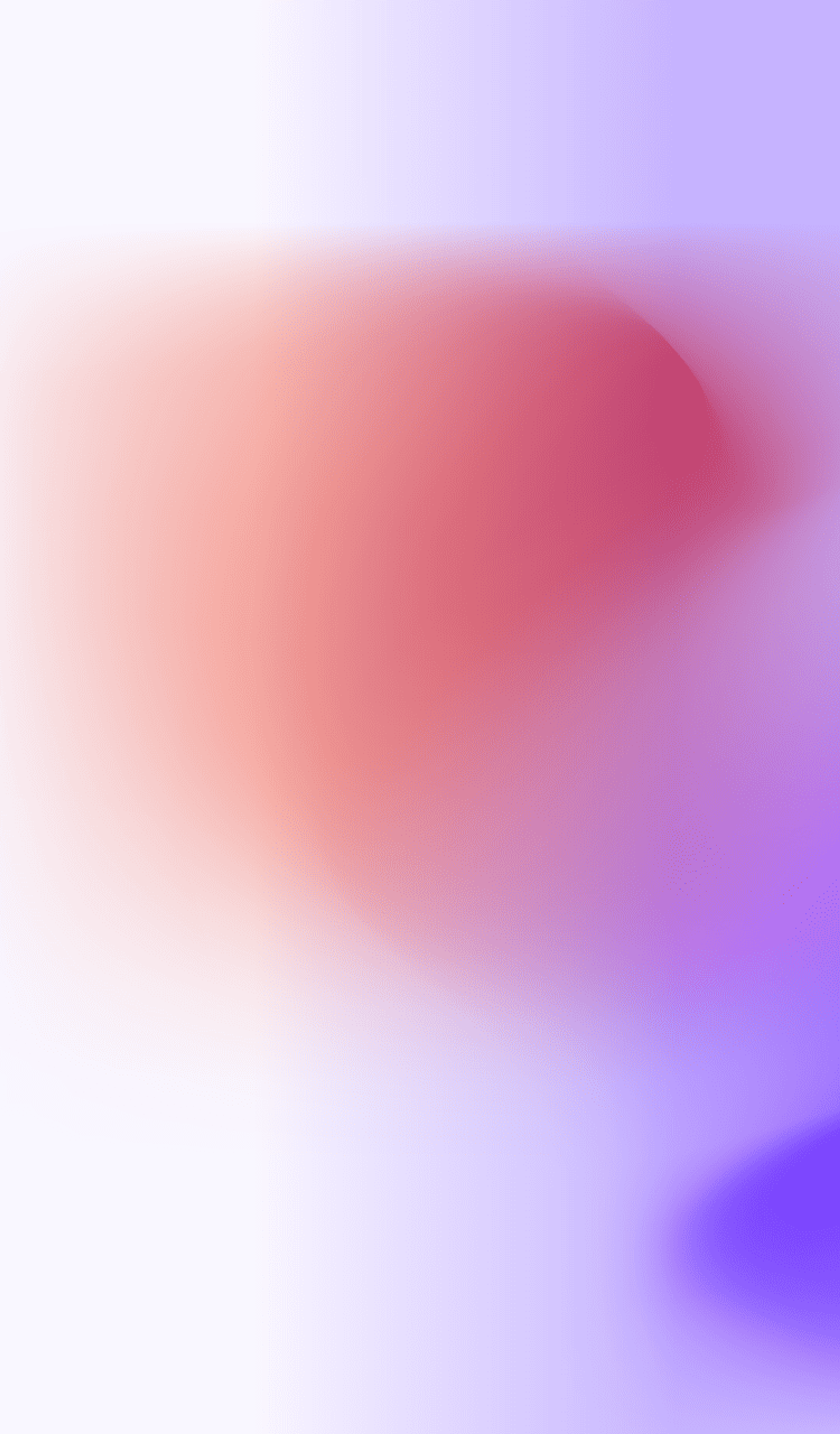Blurred red circular shape over a white-purple background