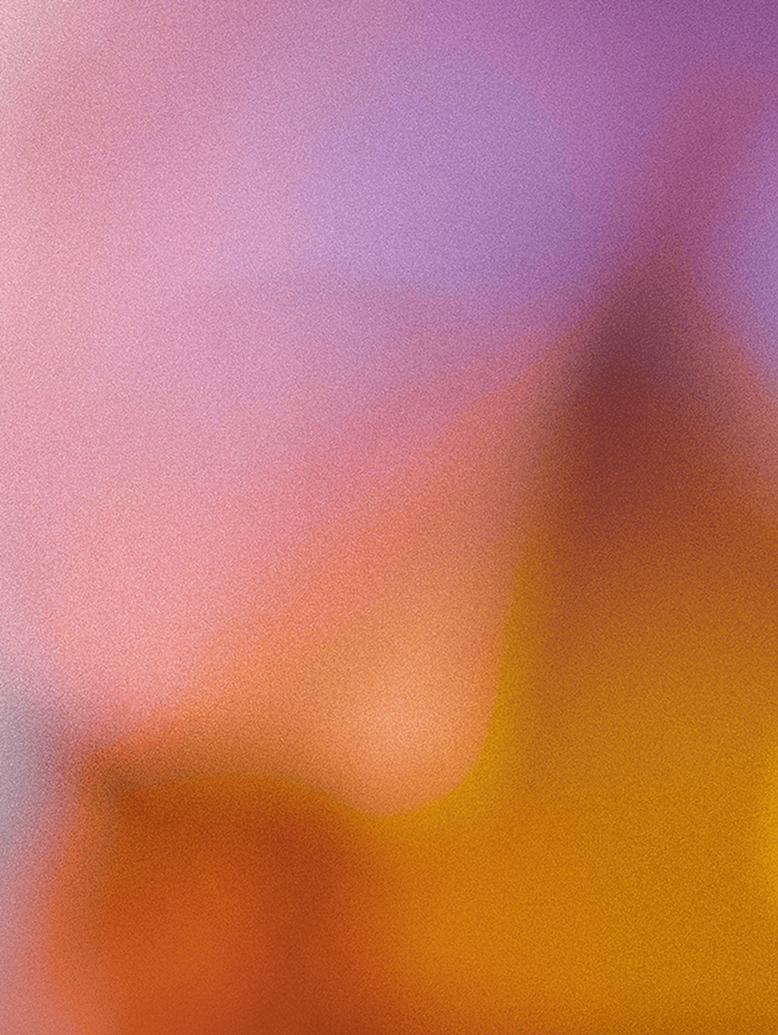 Pink and orange colours forming an abstract shape