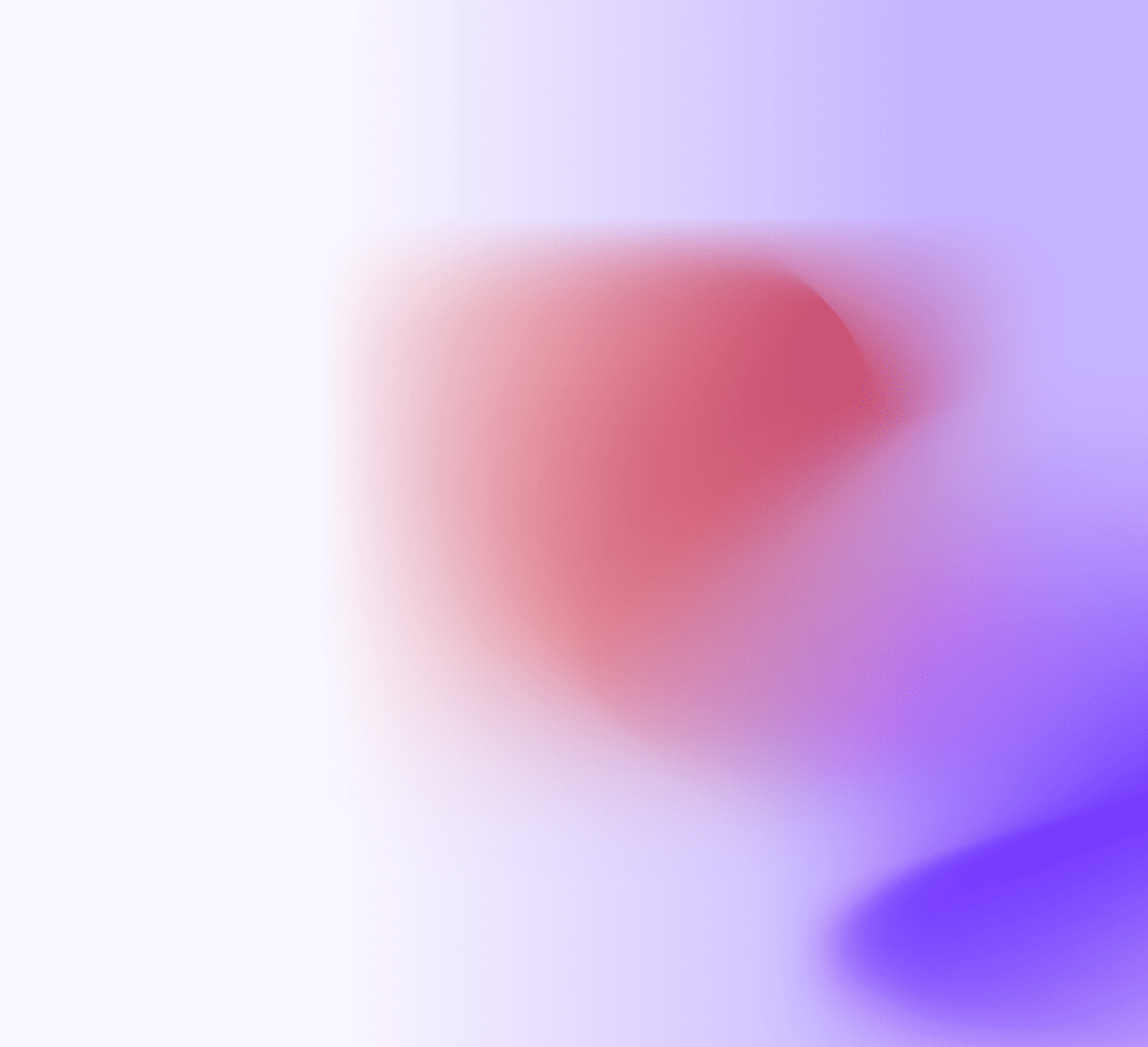 Blurred red circular shape over a white-purple background