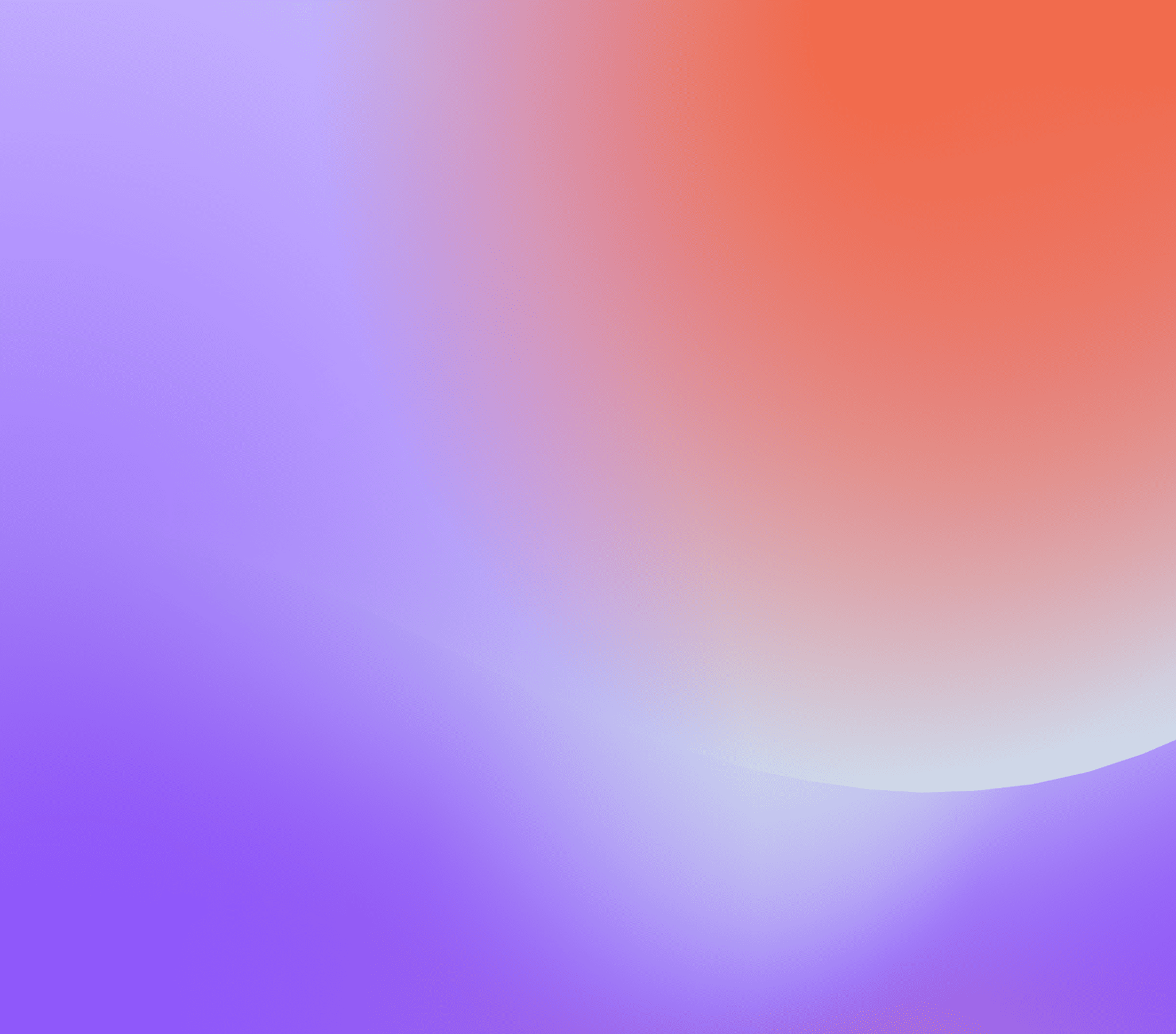 Purple, white and orange gradient shapes
