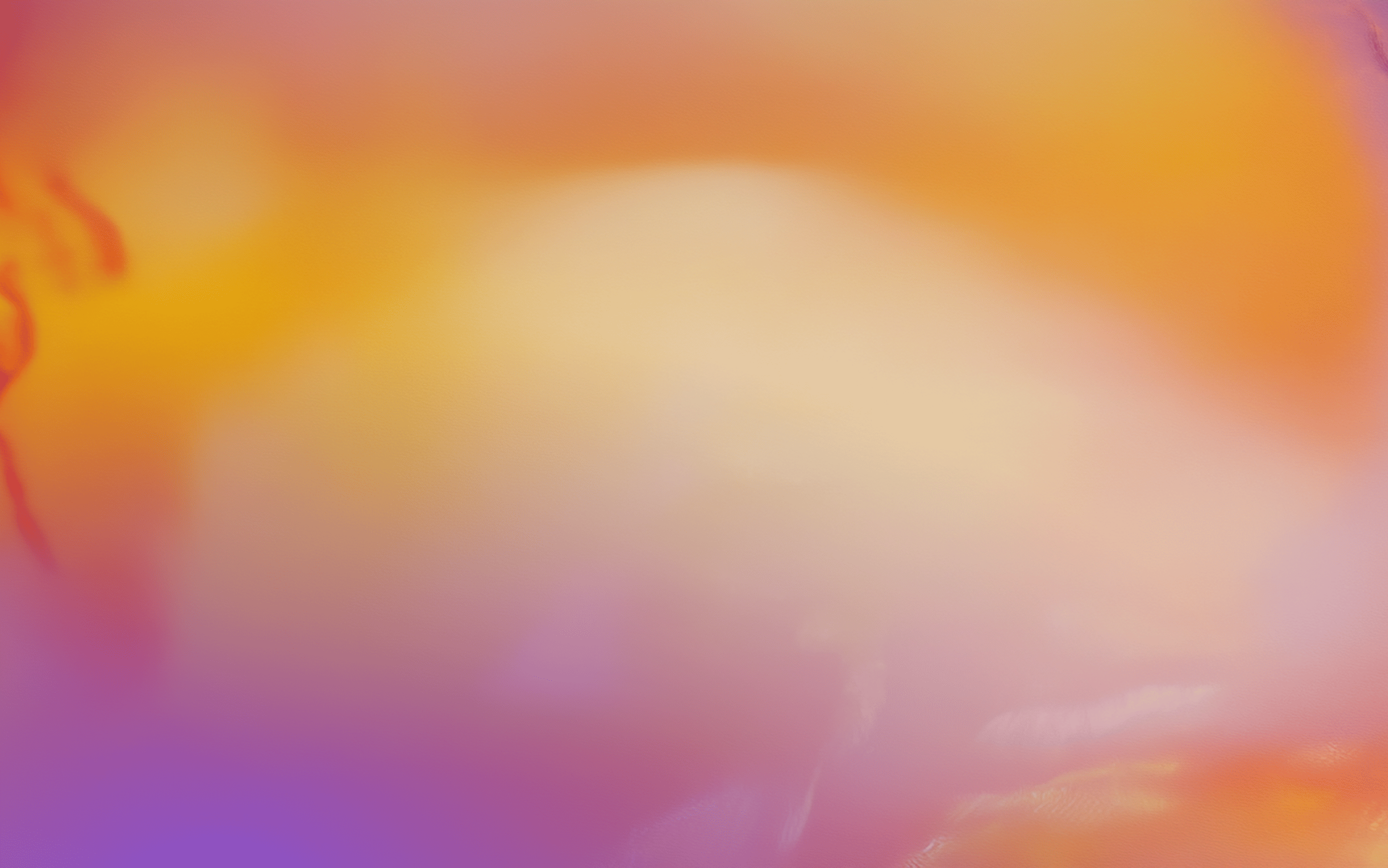 Purple and orange gradient shapes