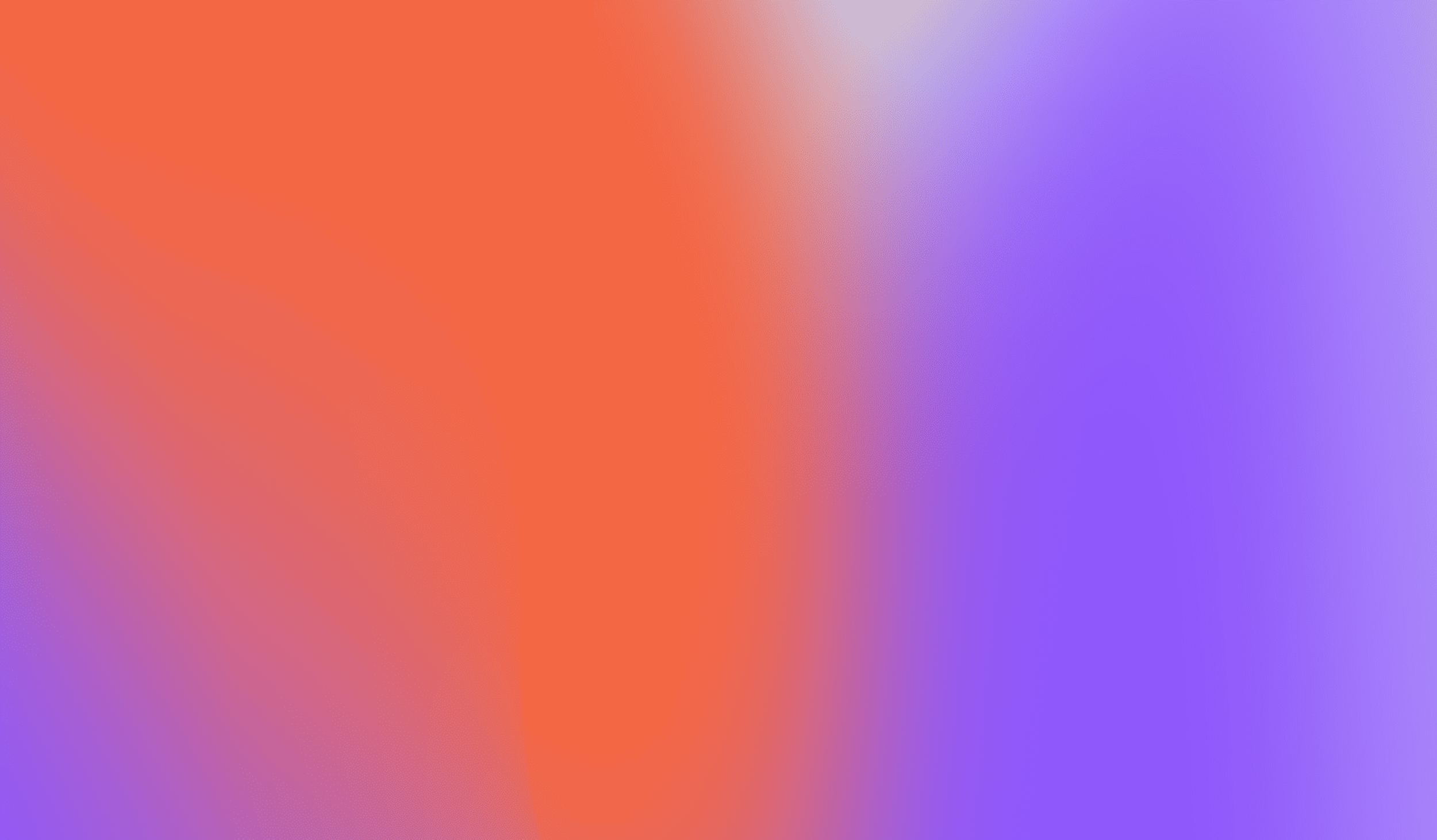 Purple, white and orange gradient shapes