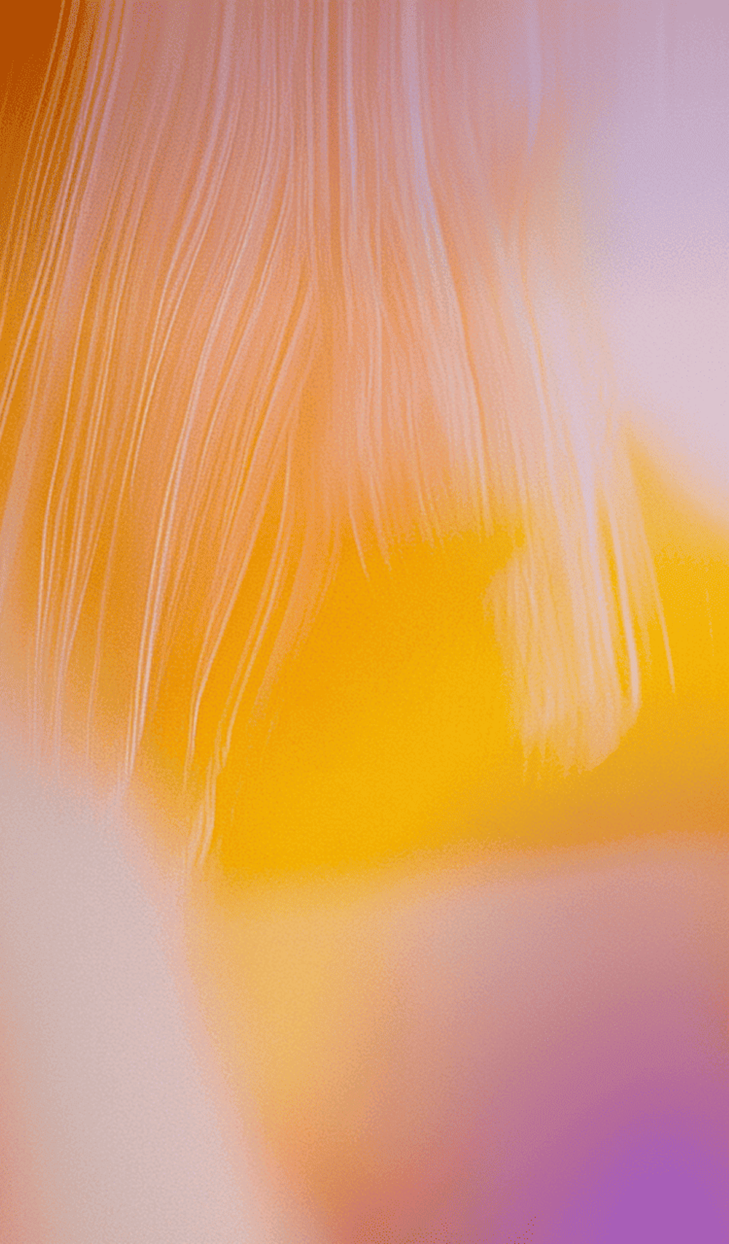 Abstract orange-purple shape