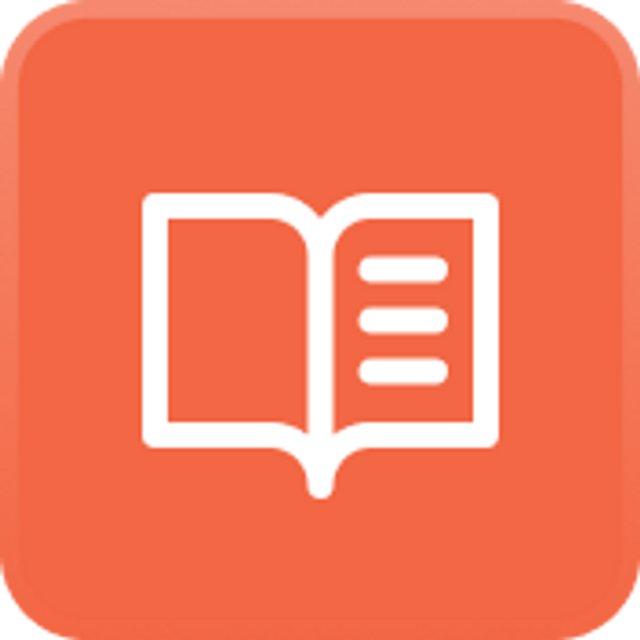 Orange book icon